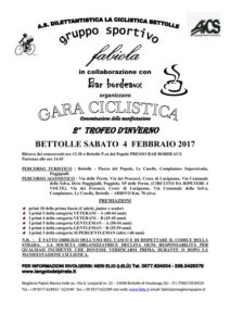 2° Trofeo d'Inverno 2107 Bettolle (SI) @ Bar Bordeaux | Bettolle | Toscana | Italia