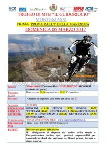 Trofeo MTB Il Guidoriccio 1^ Prova Rally della Maremma 2017 Montemassi (GR) @ Bar Il Guidoriccio | Montemassi | Toscana | Italia