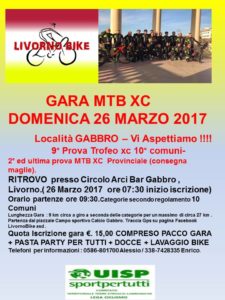 9° Prova 25° Trofeo 10 Comuni MTB XC Uisp 2017 Gabbro (LI) @ Circolo Arci Bar Gabbro | Gabbro | Toscana | Italia