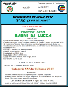 8° XC Le vie del fungo Trofeo MTB Bagni di Lucca Casabasciana (LU) @ Casabasciana | Toscana | Italia
