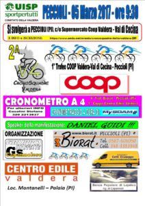1^ Trofeo Coop Valdera Val di Cecina Cronometro a squadre di 4 Peccioli (PI) ANNULLATA!!! @ Supermercato COOP | Peccioli | Toscana | Italia