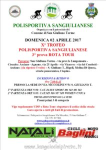 X° Trofeo Polisportiva San Giulianese 3^ prova Rota Tour San Giuliano Terme (PI) @ Polisportiva Sangiulianese | San Giuliano Terme | Toscana | Italia