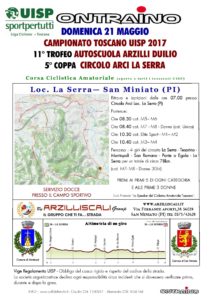 Campionato Toscano UISP 2017 Amatori Strada La Serra San Miniato (PI) @ Circolo Arci | La Serra | Toscana | Italia