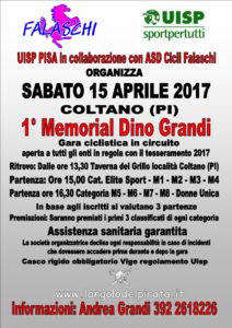 1° Memorial Dino Grandi Coltano (PI) @ Taverna del Grillo | Coltano | Toscana | Italia