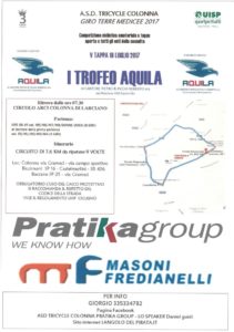 1^ Trofeo Aquila V^ Tappa Giro delle Terre Medicee 2017 Colonna (PT) @ Circolo Arci Colonna | San Rocco | Toscana | Italia