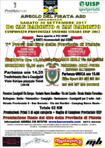 Da San Baronto a San Baronto Campionato provinciale Uisp PT 7^ prova Giro della Provincia di Pistoia San Baronto (PT) @ Campeggio Barco Reale | San Baronto | Toscana | Italia