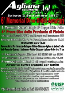 6° Memorial Dino Diddi Amatori 4^ prova Giro della Provincia di Pistoia Agliana (PT) @ Rifin Pelle | Castelletto | Toscana | Italia