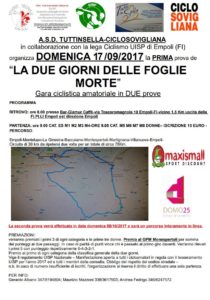 1^ prova de "La Due Giorni delle Foglie Morte" Empoli (FI) Recupero della gara del 10 settembre @ Bar Glamour Caffè | Empoli | Toscana | Italia