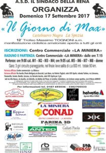 Il giorno di Max 12° Trofeo Massimo Tognoni Castelnuovo Magra (SP) @ Centro Commerciale La Miniera | Colombiera-molicciara | Liguria | Italia