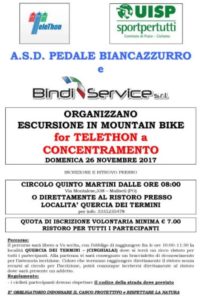 Escursione MTB for TELETHON Maliseti (PO) @ Circolo Quinto Martini | Prato | Toscana | Italia